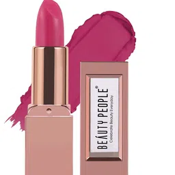 Beauty People Glorified Gold Matte Lipstick With Vitamin E- Fiery Pink-31