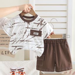 INCLUD Boys Printed T-shirt With Shorts-picture-7
