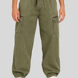 SOBERSAINT Men Comfort Regular Fit Travel Features Acid Wash Cargos Trousers-picture-14