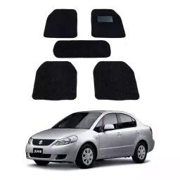 Auto Pearl DB7M185 PVC and Plastic Standard Mat for Maruti Suzuki Sx4 2005-2015 (Black)-image-71