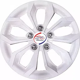Auto Pearl Sil14 R1333.02 cm (13 Inch) Press Type Wheel Hubcap with Retention Ring Glossy Silver Wheel Cover for Maruti NA (Set of 4)-image-69