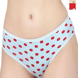 Docare Women Pack Of 3 Printed Cotton Briefs  Yummy Panty-Red-Yellow-Pink-image-52