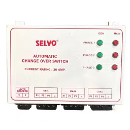 SELVO Automatic Changeover Switch Three Phase 30 Amp image 2