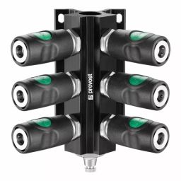 PREVOST Composite Body Female Wall Bracket With Safety Quick Connect Couplings, G 3/4 Female Threaded, MF 104S8ES-image-64