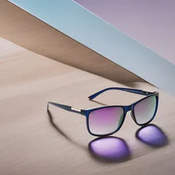 SUNNIES Unisex Purple Lens & Blue Square Sunglasses with-image-48
