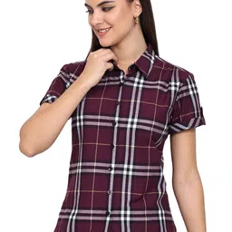 High Skyzz Checked Cotton Top-picture-14