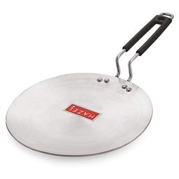 HAZEL Aluminium Chapati Roti Tawa 4 mm Heavy Gauge Concave Tawa, 30.2 cm-image-3