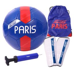 Speed UP 4 in 1 PAR Football Combo Set Toy Gift for Kids 1 Football 1 Pair Shin Guard 1 Pump 1 Bag Birthday Gift for Boys Girls Toddler-6