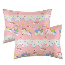 Filymore Super Soft Brushed Microfiber Cotton Pillow Cover - Star Unicorn-image-6