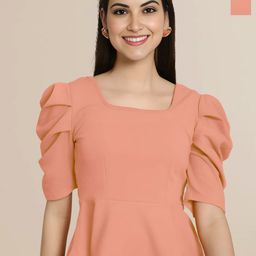 Mast & Harbour Puff Sleeve Top-image-65