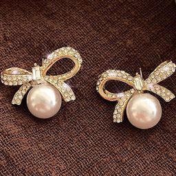 Anouk Set Of 2 Gold-Plated Stones Studded & Pearls Beaded Spherical Shaped Studs-17