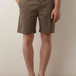 SELECTED HOMME Dark Olive Regular Fit Chino Shorts-picture-25