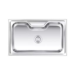 Nirali BG Kitchen Sink D'signo Series 820x510 mm (32¼x20 inch) Satin Finish Stainless Steel, Eureka Deluxe Big-image-93