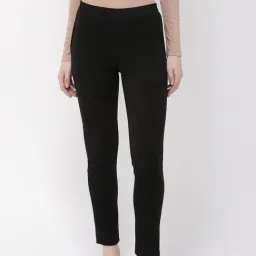 Go Colors! Black Mid Rise Treggings-image-35
