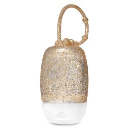 Bath & Body Works Gold Glitter Pocketbac Holder-picture-6