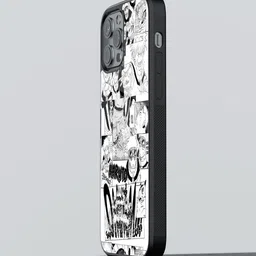macmerise Cartoon Characters Printed iPhone 13 Pro Back Case Mobile Accessories-9