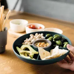 BergHOFF Leo Teal Green Bamboo Dry Fruit Platter - Set of 1-27