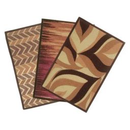 BIANCA Tough-Thin Printed Door Mat With Non-Slip Rubber Backing -3pc Medium set-image-63