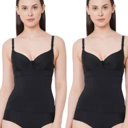 Soie Black Shapewear (Pack Of 2)-image-55