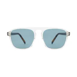 Opium Blue Square Sunglasses for Men-image-74