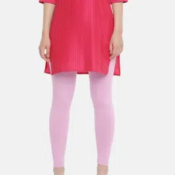 Dollar Missy Baby Pink Cotton Leggings-image-93