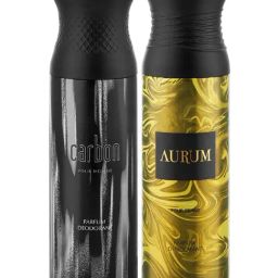 Ajmal Carbon & Aurum Parfum Deodorant Combo for Unisex-image-2