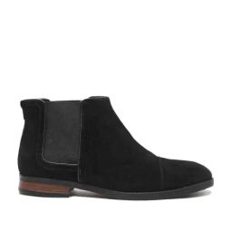 Teakwood Leathers Men's Pitch Black Chelsea Boots-image-14