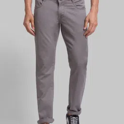 Parx Grey Tapered Fit Jeans-image-6