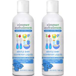 Zimmer Aufraumen Baby Natural Bottle & Dishwash Liquid Cleaner - 1 Ltr (2 Bottle of 500 ml)-picture-8