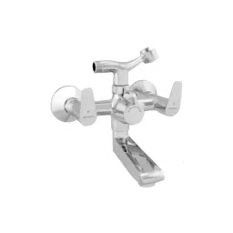 Parryware Edge Collection Wall Mounted Twin Side Lever 3 Way Wall Mixer Chrome, G4819A1-image-10