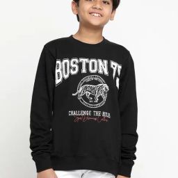 Lil Tomatoes Boys Light Weight Cotton Looper Sweatshirt-image-5