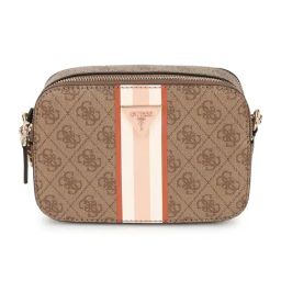 Guess Women Brown Printed Crossbody Camera Bag-47
