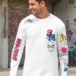 Bewakoof White Regular Fit Graphic T-Shirt-image-42