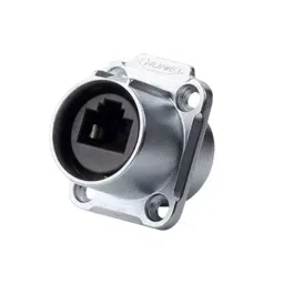 SETMI INDIA RJ45 Female Socket Cat5e IP67 Waterproof, Black & Silver-10