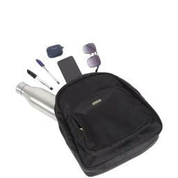Fastrack Black Polyester Medium Backpack image 5