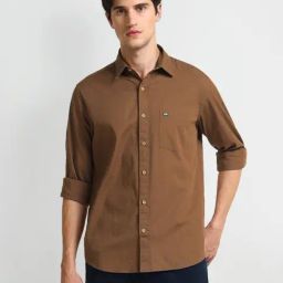 arrow sport Arrow Sports Brown Slim Fit Shirt-picture-25