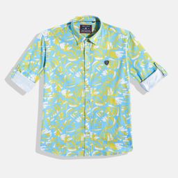 Monte Carlo Boys Printed Smart Fit Shirt-image-46
