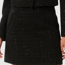 Forever New Black A-Line SelfSkirt-image-56