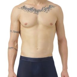 Calvin Klein Underwear Blue Shadow Logo Regular Fit Trunks-image-68