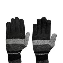 LOOM LEGACY Men Acrylic Winter Gloves-image-71
