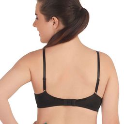 Soie Medium Coverage Non Padded Non wired Cross Over Seamless Bra image 4