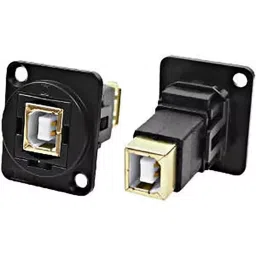 RS PRO Straight Panel Mount USB Connector 1 Port Type B to B, 2035567-image-16