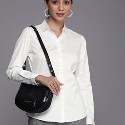 Allen Solly Woman Solid Casual Shirt-picture-13