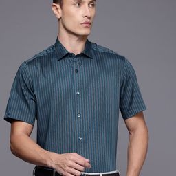 Louis Philippe Classic Fit Striped Formal Shirt-picture-32