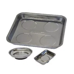 GRIP ON TOOLS Three Piece Magnetic Parts Tray Set, 67456-11