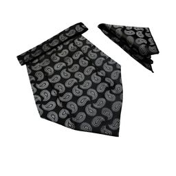 Paisley Design Cravats & Pocket Square Combo-image-56