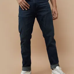 Fame Forever by Lifestyle Men Straight Fit Mid-Rise Low Distress Light Fade Jeans-picture-46