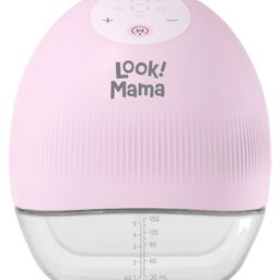 Look Mama Wearable Electric Breast Pump | Hands-Free with 4 Modes | Multiple Flange Sizes | Type-C Charging | 150ml Milk Capacity | Massage & Pumping Combined for Comfort & Efficiency (Pink Color)-6