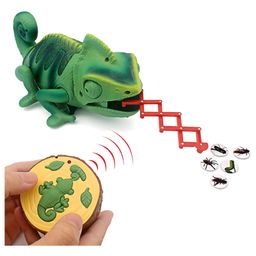 NEGOCIO C Chameleon Remote Control Animal Toy Realistic Lizard Electric Electronic Pets Car Kids- PACK OF 1- COLOR MAY VARY-24