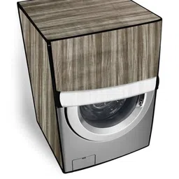 The Furnishing Tree Coffee Brown Printed Washing Machine Cover-image-74